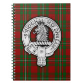 Clan MacGregor Crest & Tartan Notitieboek (Voorkant)