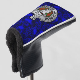 Clan MacGregor Crest & Tartan op Thistle Golfheadcover