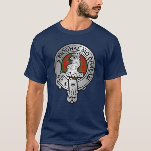 Clan MacGregor Crest & Tartan T-Shirt (Voorkant)