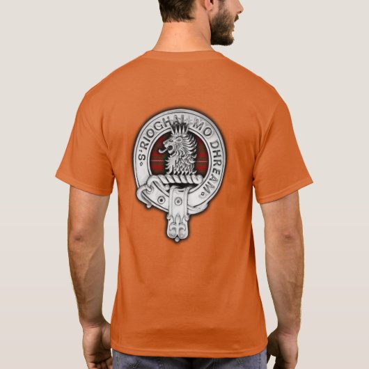 Clan MacGregor Crest &Tartan T-shirt (Achterkant)