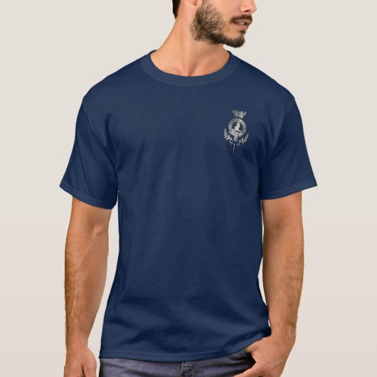 Clan MacGregor Crest Thistle T-shirt (Voorkant)