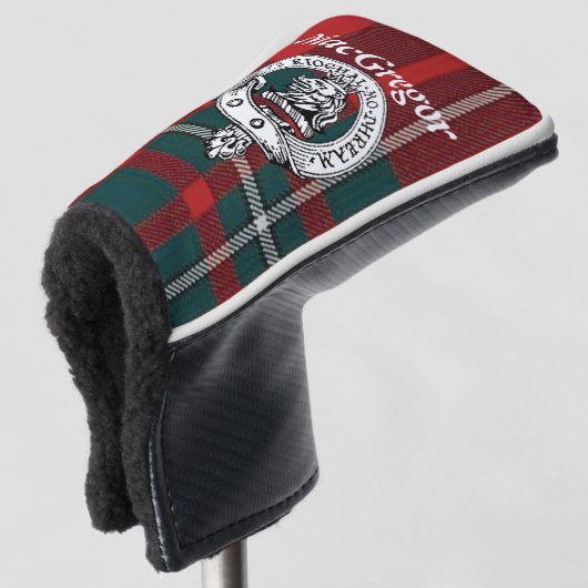 Clan MacGregor Golf Putter Hoesje Golfheadcover (3/4 voorkant)