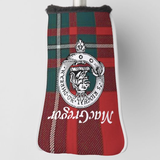 Clan MacGregor Golf Putter Hoesje Golfheadcover (Draai 90)