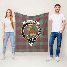 Clan MacGregor Hunting Ancient Tartan Pset Fleece Deken
