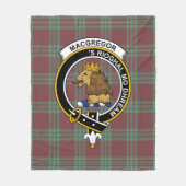 Clan MacGregor Hunting Ancient Tartan Pset Fleece Deken (Voorkant)