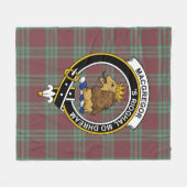 Clan MacGregor Hunting Ancient Tartan Pset Fleece Deken (Voorkant (Horizontaal))