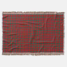 Clan MacGregor Rood en Bos Groene Tartan Deken