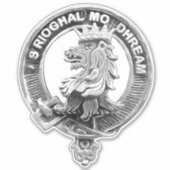 Clan MacGregor Scotland Badge Car Sticker (Voorkant)