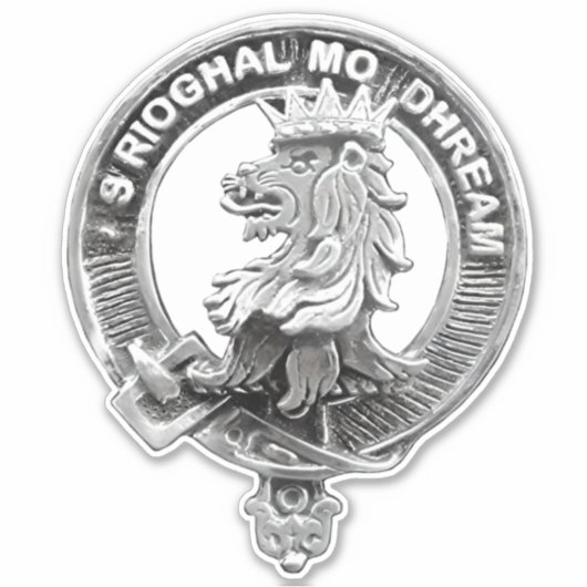 Clan MacGregor Scotland Badge Car Sticker (Voorkant)