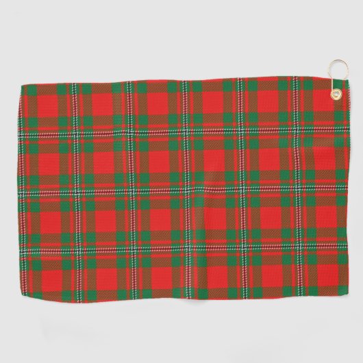 Clan MacGregor Scottish Tartan Golfhanddoek (Horizontaal)