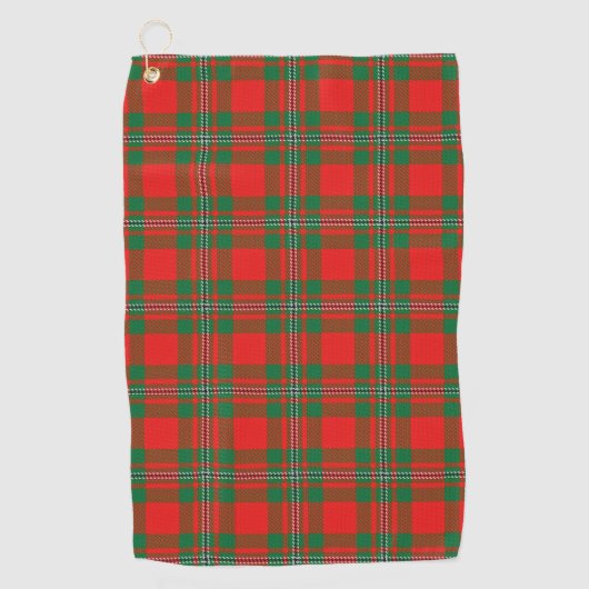 Clan MacGregor Scottish Tartan Golfhanddoek (Voorkant)