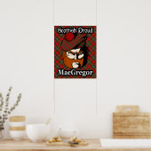 Clan MacGregor Scottish Tartan Poster (Keuken)