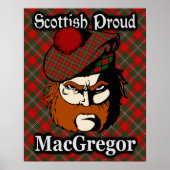Clan MacGregor Scottish Tartan Poster (Voorkant)