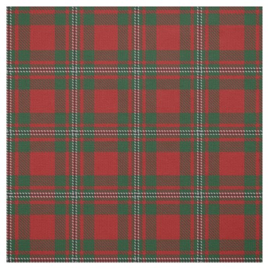 Clan MacGregor Scottish Tartan Pset Fabric Stof (Swatch)