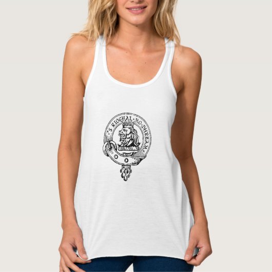 Clan MacGregor Tanktop White (Voorkant)