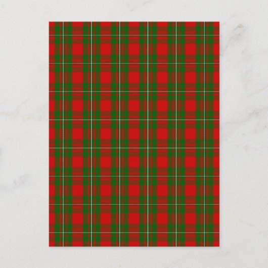 Clan MacGregor Tartan Briefkaart (Voorkant)