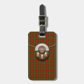 Clan MacGregor Tartan en Sporran Bagagelabel (Voorkant verticaal)