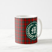 Clan MacGregor Tartan Monogram Koffiemok (Voorkant rechts)