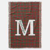 Clan MacGregor Tartan Plaid Custom Deken (Voorkant Verticaal)