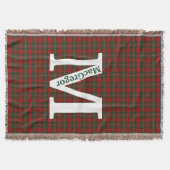 Clan MacGregor Tartan Plaid Custom Deken (Voorkant)