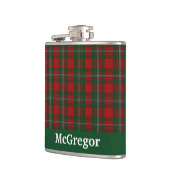Clan MacGregor Tartan Plaid Custom Heupfles (Links)