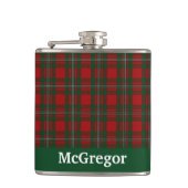 Clan MacGregor Tartan Plaid Custom Heupfles (Voorkant)