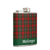 Clan MacGregor Tartan Plaid Custom Heupfles (Rechts)