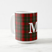 Clan MacGregor Tartan Plaid Custom Koffiemok (Voorkant links)