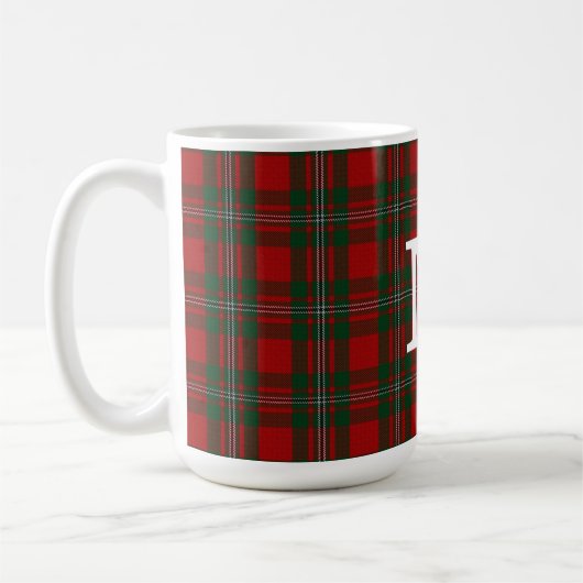 Clan MacGregor Tartan Plaid Custom Koffiemok (Links)