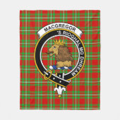 Clan MacGregor Tartan Pset Fleece Deken (Voorkant)