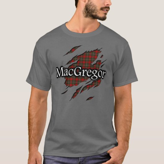 Clan MacGregor Tartan Spirit Shirt (Voorkant)