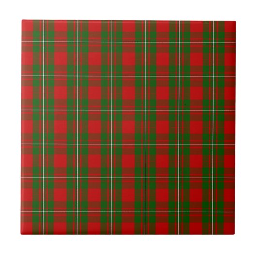 Clan MacGregor Tartan Tegeltje (Voorkant)