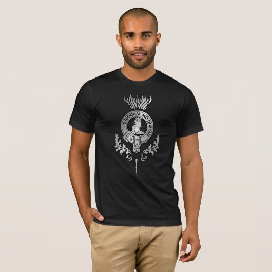 Clan MacGregor Thistle Crest T-shirt (Voorkant volledig)