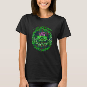 Clan Machardy Schotse Tartan Keltische distel T-shirt