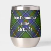 Clan MacInnes Crest over Tartan (Achterkant)