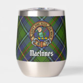 Clan MacInnes Crest over Tartan (Voorkant)