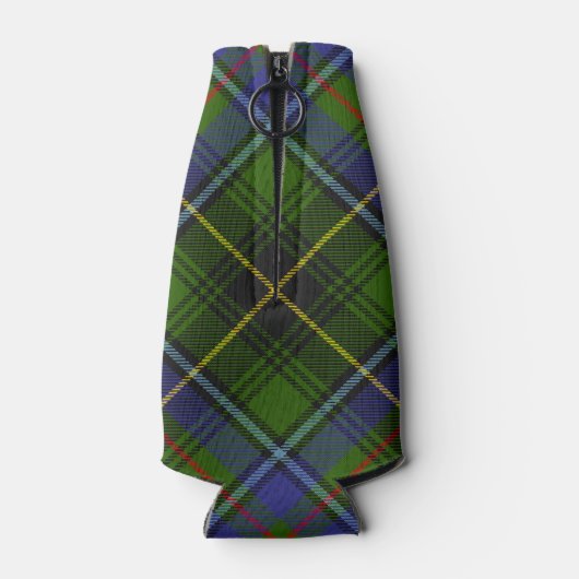 Clan MacInnes Crest over Tartan Flesjeskoeler (Achterkant)