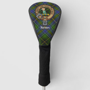 Clan MacInnes Crest over Tartan Golfheadcover