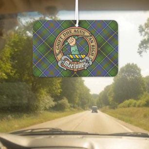 Clan MacInnes Crest over Tartan Luchtverfrisser