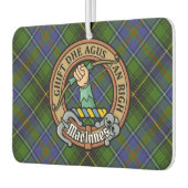 Clan MacInnes Crest over Tartan Luchtverfrisser (Links)