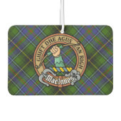 Clan MacInnes Crest over Tartan Luchtverfrisser (Voorkant)
