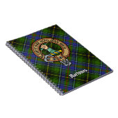 Clan MacInnes Crest over Tartan Notitieboek (Rechterzijde)