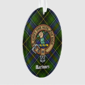 Clan MacInnes Crest over Tartan Ornament (voorkant)