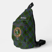 Clan MacInnes Crest over tartan Sling Bag (Rechterhoek)
