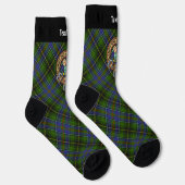 Clan MacInnes Crest over Tartan Sokken (Rechts)