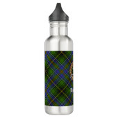 Clan MacInnes Crest over Tartan Waterfles (Links)