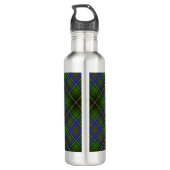 Clan MacInnes Crest over Tartan Waterfles (Achterkant)