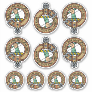 Clan MacInnes Crest Sticker Set