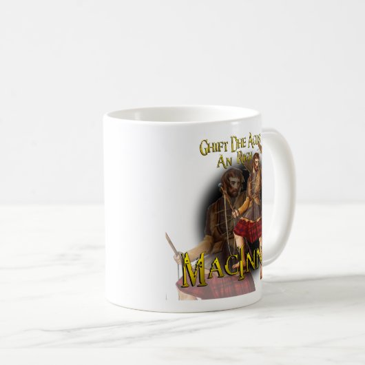 Clan MacInnes Schotse dynastie Tartan Mokken (Voorkant rechts)