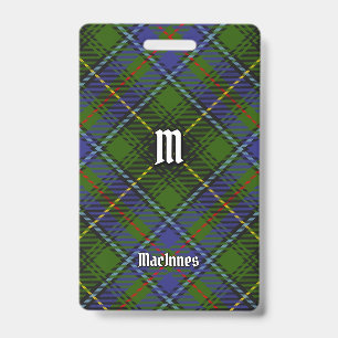 Clan MacInnes Tartan Badge
